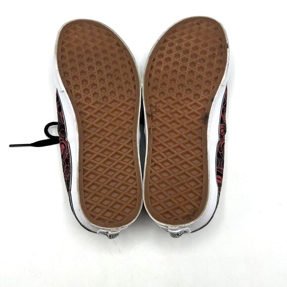 VANS X Disney Mickey Mouse Sneakers MENS 5 / WOMENS 6.5 Checker Canvas Black Red - Picture 9 of 10